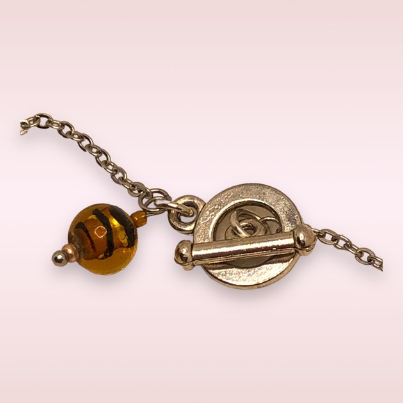 Handmade glass earring and necklace set - Picture 8 of 8